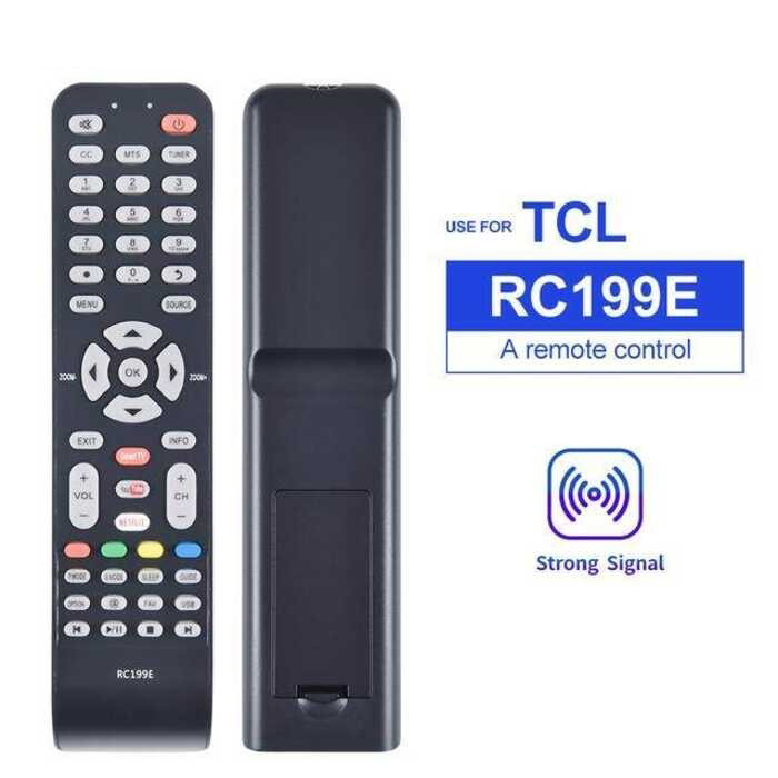 RC-199E Novo Controle Remoto Substituto Para TCL Smart TV 06-519W49 ...