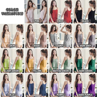 Pijama de Verão Fato de Verão Fato de Verão Fato de Verão de duas peças de tamanho grande Fato de Primavera Outono feminino Fato de casa