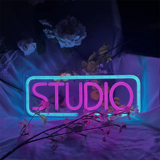Sinal De Néon Para Estúdio , Luz De Sinalização LED De Música Alimentada Por USB Sala De Gravação , Streaming , Festa , Clube , Podcast Wall Decor Gift
