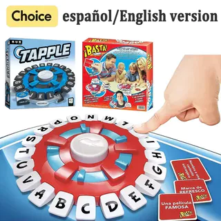 Brinquedos De Mesa Educativos Para Crianças , Inglês , Espanhol , Alfabeto Louco , Pai-Filho , Brinquedo Interativo , Gi