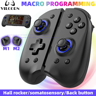 VILCORN JoyPad Para Nintendo Switch Joy Controller L/R Oled Lite Com Motor De Vibração Programável Giroscópio De 6 Eixos