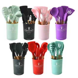 Conjunto 12 Em 1 De Utensílios De Cozinha , Talheres De Silicone