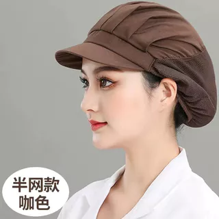 Homens Mulheres Mesmo Estilo Pano Chapéu Pano de Cozinha Produção Trabalho Fábrica Chapéu Limpeza Higiênica Chapéu