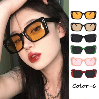 COD Prego De Arroz Pequenos Óculos De Sol Quadrados Coreanos retro hip-hop Mulheres Homens Sombra Exterior Eyewear