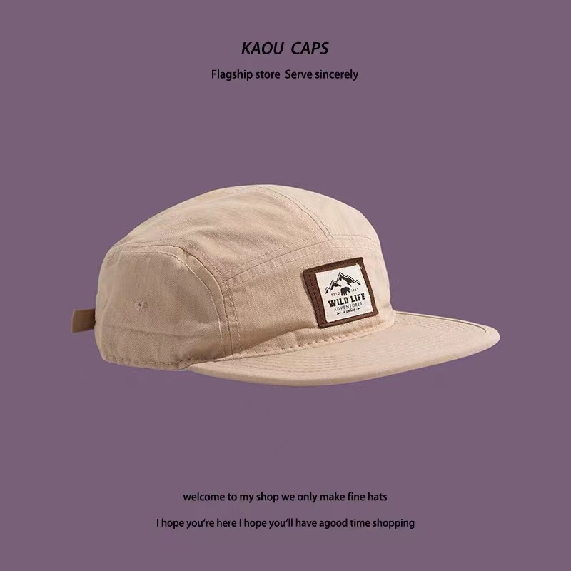 Boné De 5 Painéis cap vintage Para Homens Golfe Da Moda Hip Hop Beisebol De Algodão Mulheres