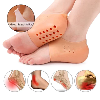 1 Par De Capa De Calcanhar De Silicone De Altura Interna , Palmilha Crescente Invisível , Pé , Almofada SEBS , Meias Ade
