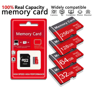Cartão TF de Armazenamento 8GB-128GB Classe 10 Alta Velocidade Compatível com Celulares, Computadores e Câmeras