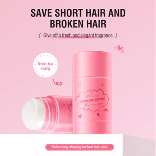 Cera para modelagem de cabelo em bastão - estilo de longa duração, fácil de usar, portátil, cera para modelagem de cabel