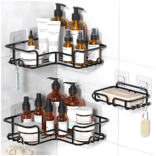 Rack De Armazenamento De Banheiro , Prateleira Triangular De Vaso Sanitário Não Perfurado