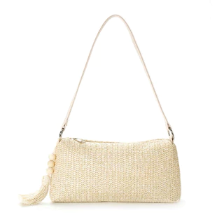 Saco de 1 peça para senhoras Saco de palha simples de palha para o ombro Saco de verão à prova d