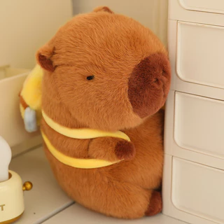 Kawaii Transformar Mochila Capivara Boneca De Pelúcia Travesseiro Pentant Tartaruga Concha Ostra Abelha
