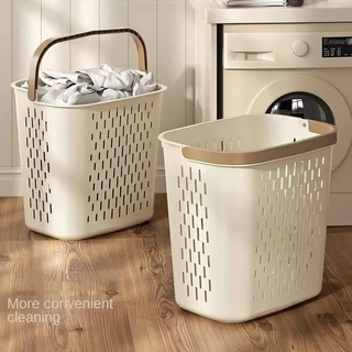 Cesta De Armazenamento Roupas Sujas Diversos Classificação Balde Banheiro