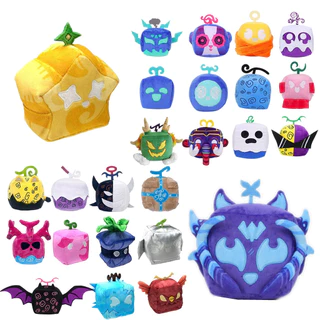 15cm Blox Frutas Brinquedo De Pelúcia Kitsune Anime Boneca Leopardo Padrão Caixa Plushies