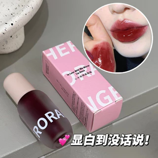 Pinkyfocus Mini Bowling Bottle Shape Cute Lip Glaze Mirror Water Gloss Lip Gloss Batom Hidratante de longa duração Não Desbotante Batom Hidratante Maquiagem Coreana Light Cosméticos