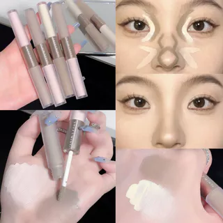 Destacador Líquido De Duplo Fim E Creme De Sombra Para Iluminar O Tom Da Pele Modificar Os Contornos Faciais , Contorno De Menta Doce Criar Um Visual Natural De Longa Duração .