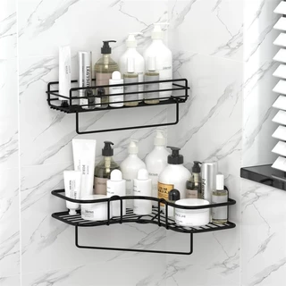 Rack De Armazenamento De Banheiro , Prateleira Triangular De Vaso Sanitário Não Perfurado , Estrutura