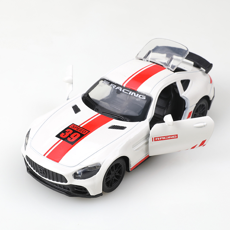 Simulação de Simulação de Liga de Puxar para Trás Decoração de Bolo Modelo de Carro Esportivo Infantil