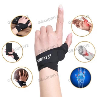 GEARDRIVE 1Piece Thumb Wrist Tendon Sheath Sprains Brace Support Proteção Esportiva Do Pulso De Trabalho Protetor De