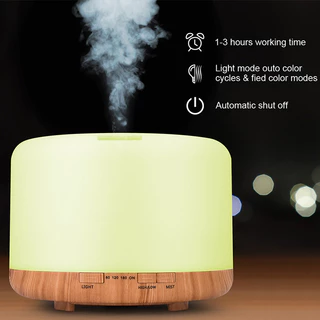 Difusor De Aroma De Grãos De Madeira Brilho Nutritivo Tranqüilo De Alta Qualidade Arte Eficiente Em Energia Como Design Noturno Aromaterapia