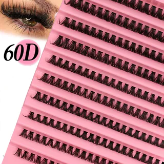 Conjunto De Cílios Postiços Segmental | Conjuntos De Volume Natural 200pcs/60D Faça Você Mesmo Em Casa