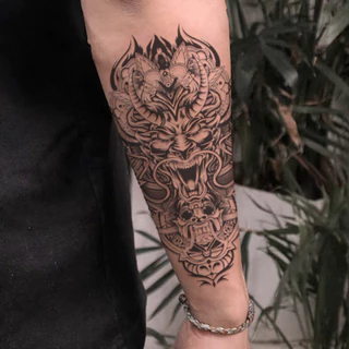 Etiqueta temporária duradoura impermeável da tatuagem de 15 dias, tatuagem falsa do braço da tatuagem do meio braço de X