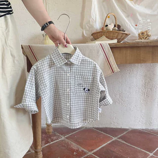 Camisas Xadrez Infantis , Fofas Para Meninos De 3 A 6 Anos Casuais