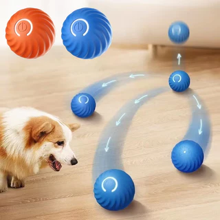 Brinquedo Para Cães Bola De Rolamento Inteligente Brinquedos Automáticos Treinamento De Filhotes Com Movimento Automátic