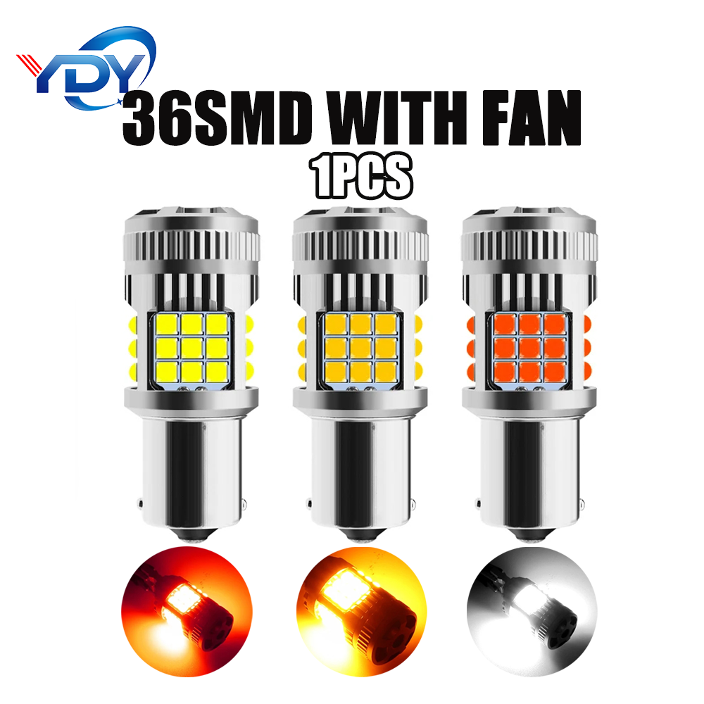 1156 Ba15s P21w LED 12V 24V 7506 8 W automotorlampen met HD-lens, Xenon wit 6500 K, voor achteruitrijlicht, mistachterlicht, DRL dagrijlicht. Zonder polariteit. (Set van 2 stuks