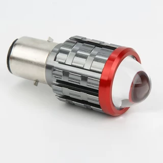 1 peça 12V-80V alto brilho LED farol da motocicleta feixe alto/feixe baixo H6/BA20D H4 1200lm farol de duas cores acessó