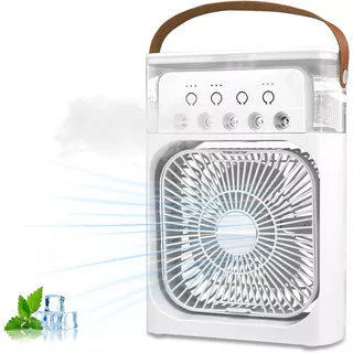 Ventilador De Spray De 5 Furos , Umidificador USB De Mesa , Ar Condicionado , Mini Portátil