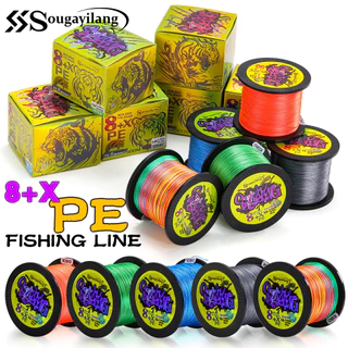 Linha De Pesca Sougayilang 100m/300m/500m 22-88LB 8 Cordões De PE Para