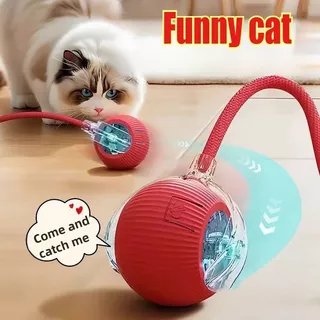Brinquedo De Gato Simula Cauda De mouse , Bola Inteligente Interativa Mágica De Rolamento Automático Interno , Interativ
