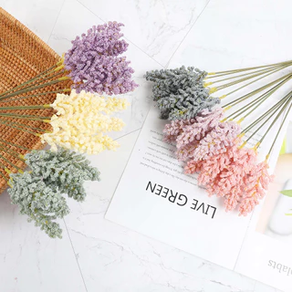 6PCS Flores Artificiais , Espigas De Trigo , Arranjos Florais , Quartos De Hóspedes , Decorações De Estudo Para Casa De Casamento , Adereços De Tiro