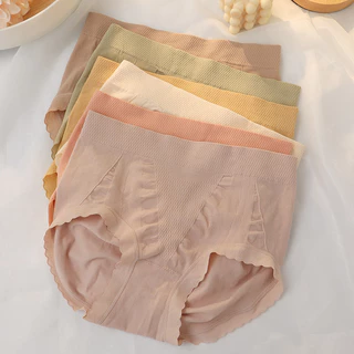 Calcinha Feminina Saudável Sem Traços Antibacteriana De Algodão Lingerie Respirável