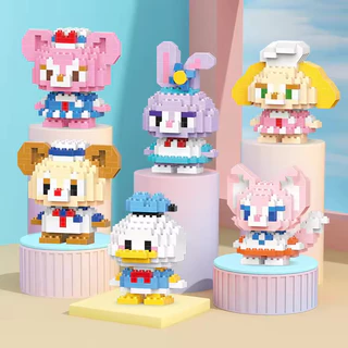 Pzjm01 Blocos de construção de micropartículas Personagem de anime de PVC