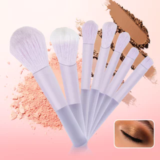 Conjunto De Escovas De Maquiagem Set & Kit Super Soft Nylon Foundation Highlighter Eye Shadow Blush Pó Face Ferramentas De Beleza Cosmética