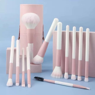 Conjunto De Pincéis De Maquiagem 12/13 Unidades , Cosméticos Portáteis Super Macios Profissionais