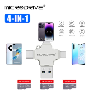 Telefone celular quatro em um u Disco adequado para computador tipo c Multi-Função usb3.0 Metal u Disco