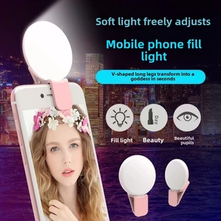 Luz Recarregável Bonito selfie Anel De Preenchimento LED flash t Para Telefones Com Câmera