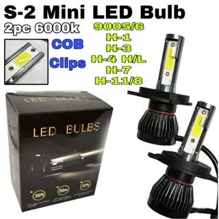 2x H7 LED H11 H4 Hi/Lo H1 H3 H8 HB1 HB3 HB4 HB5 HIR2 H13 H27 9005 9006 Lâmpadas Do Farol Carro 3000K 6000K 8000K COB C6