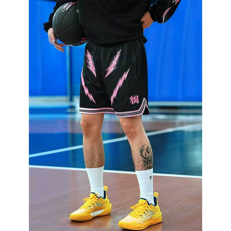 Calção de Basquetebol Americano Treinamento Esportivo Calção de Verão Calção de Verão Calção de Verão Retro Nichos da moda Calção de todos os pares