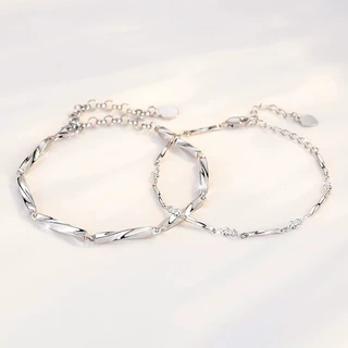 Conjunto De Pulseira De Casal Mobius , Joias Minimalistas Exclusivas Para Homens E Mulheres , Design Unissex Moderno , P