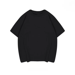 Camiseta Oversized De Algodão Elástico Antirrugas E Poli | Slim Gola Redonda Casual
