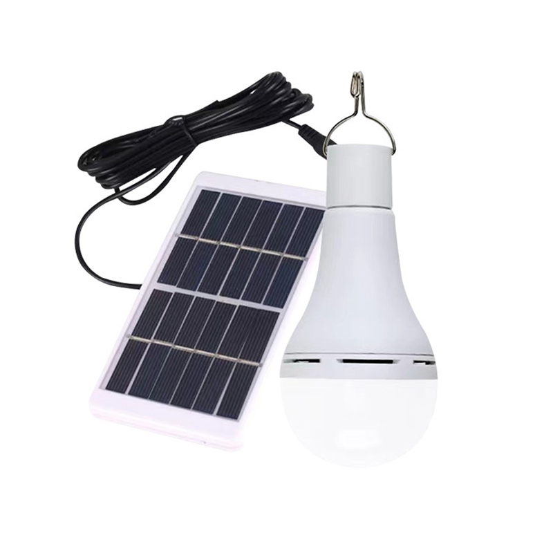 Luz Solar 7W USB À Prova D'água Lâmpada De Emergência Pendurada Para Exterior Interior Casa Painéis Solares De