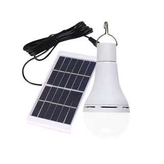 Luz Solar 7W USB À Prova D'água Lâmpada De Emergência Pendurada Para Exterior Interior Casa Painéis Solares De