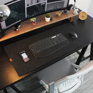 mouse pad Grande Popular De Feltro , Espesso , Antiderrapante , 3 mm De Espessura , Disponível Em Vários Tamanhos , Para