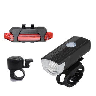 Conjunto De Luzes De Bicicleta Bell USB LED Recarregável À Prova D