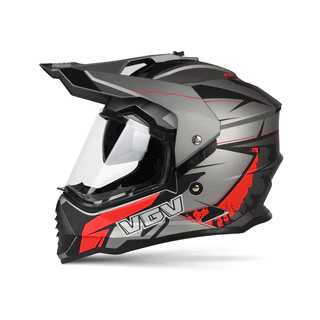 Vgv Capacete de motocicleta Capacete de fibra de carbono Padrão de fibra de carbono Capacete de tensão fora da estrada Homens Mulheres Motocicleta de verão Bluet