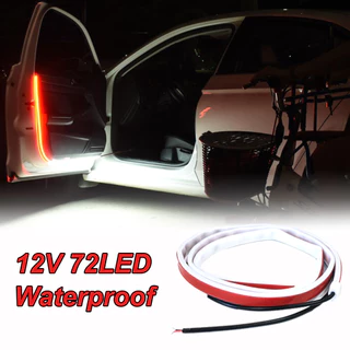 Lâmpada LED De 120cm 12V Para Porta De Carro Segurança Aviso De Fluxo Luminoso Fita Flexível