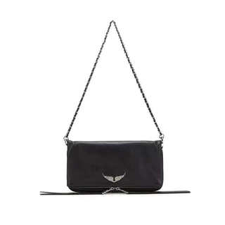 Saco de Asa Requintada Ladies Trendy Chain Shoulder Fashion Flip Zipper Saco de Couro Bordado Diagonal Genuíno